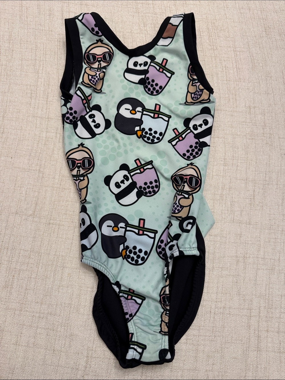 Gymgear Canada boba ice tea gymnastics leotard